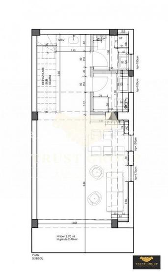 Apartament tip Duplex 3 camere Domenii | Loc de parcare - 12