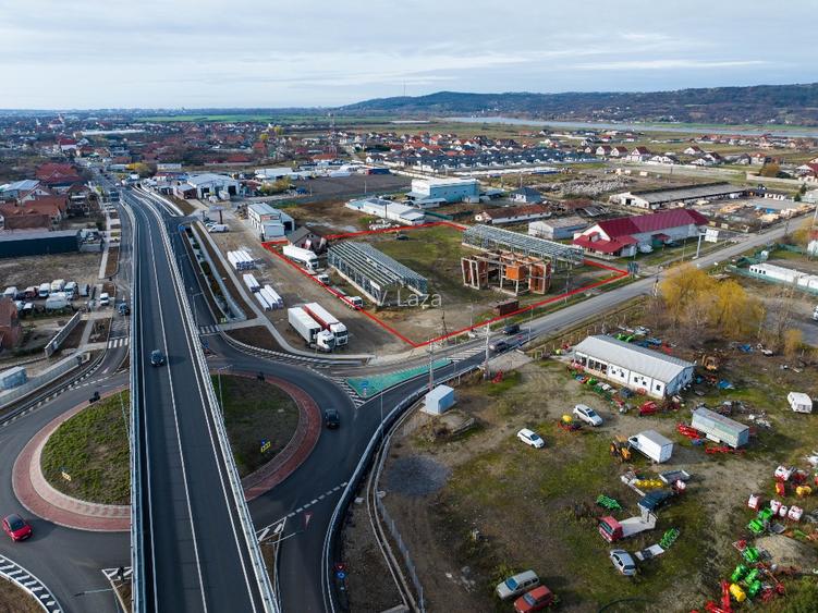 Teren cu constructii giratoriu Oradea(Osorhei)-Cluj, 7010 mp, 141 € /mp - 9