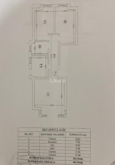 Apartament 3 camere si terasa exterioara, bloc nou - 14