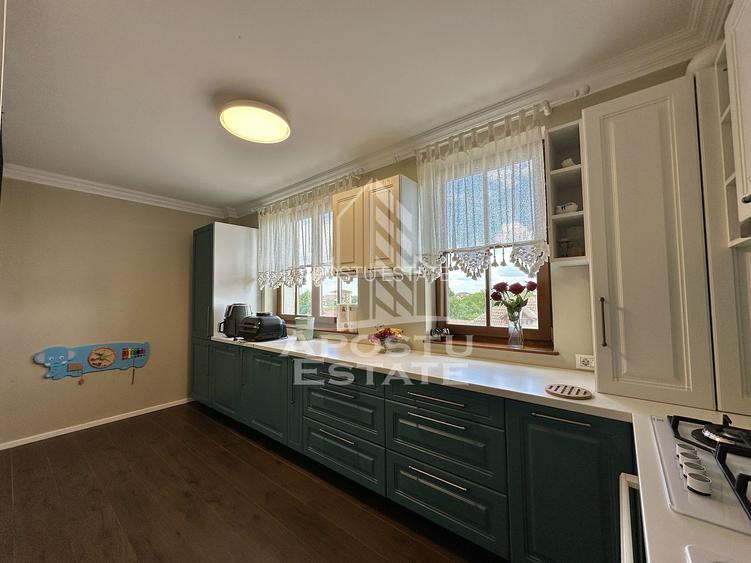 Penthouse 4 camere de vanzare, 2 bai complet mobilat si utilat - Giroc - 12