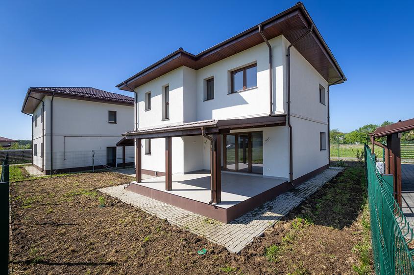O casă individuală complet finisată în Corbeanca, cu toate utilitățile racordate