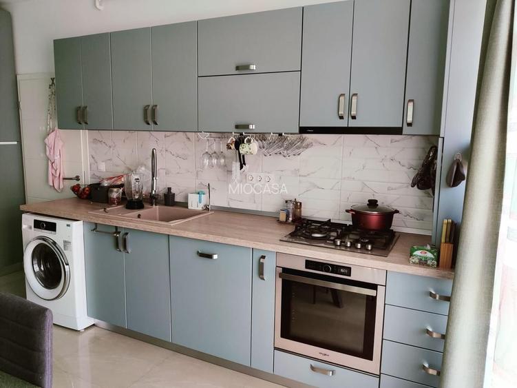 Laga Eso. NOU.  Spatios - 90 mp utili + terasa.  Complet mobilat si utilat. - 6