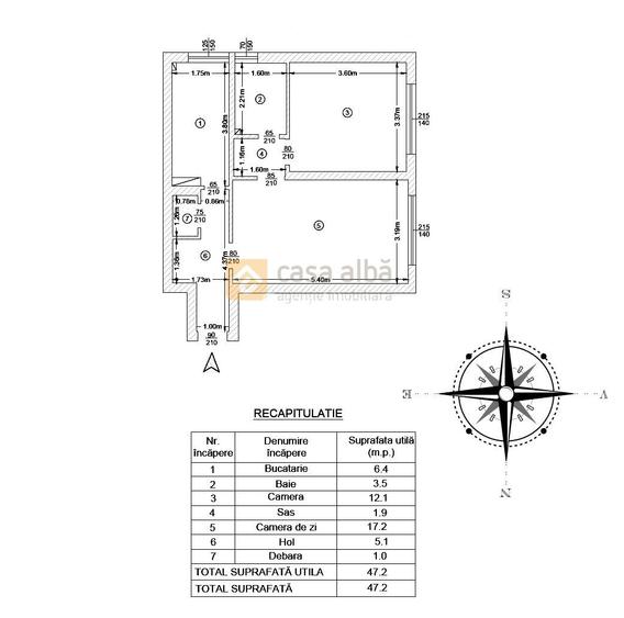 Ultracentral - Piata Unirii, 2 camere cu panorama impresionanta - 1