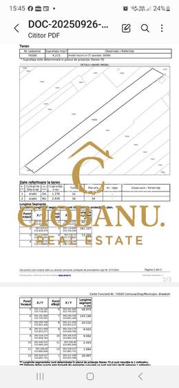 Teren Intravilan/Extravilan de vanzare in Bradestii Batrani - 5