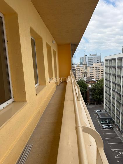 Calea Victoriei, apartament 3 camere, etaj 8, nemobilat, balcon, bloc solid - 4