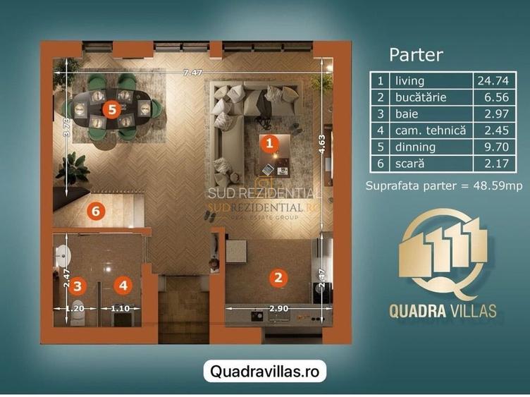 Vila P+1E, curte libera 150 mp, Strada Astrelor, Popesti-Leordeni - 5