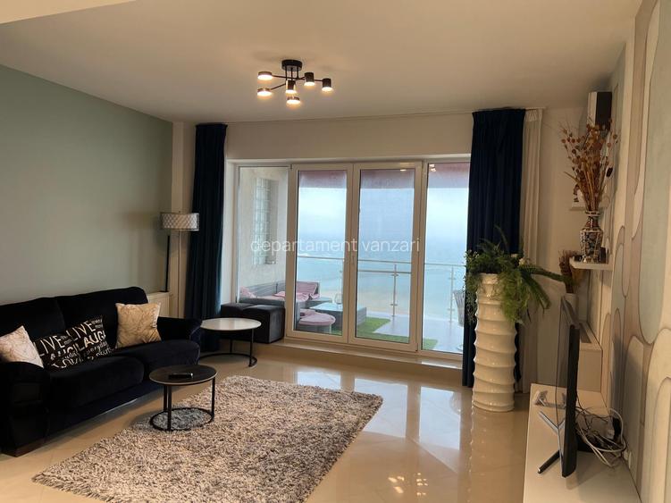 Faleza Nord- plaja Reyna, 2 camere, bloc nou,vedere frontala la mare,112 mp - 2