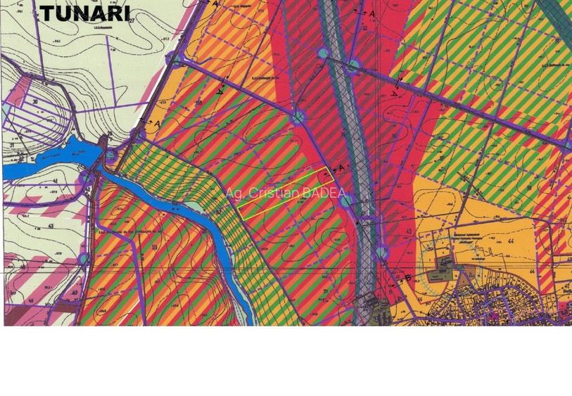 Teren vânzare – 24.415 mp, Ștefăneștii de Jos – Zona locuinte - 4
