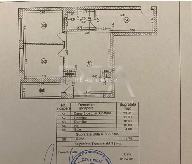 Apartament 3 camere cu Parcare Bloc 2019 Cartier Solar - 8