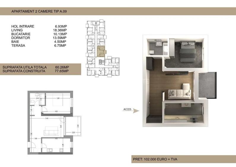 Apartament 2 camere Drumul Cooperativei, Bucuresti - 4