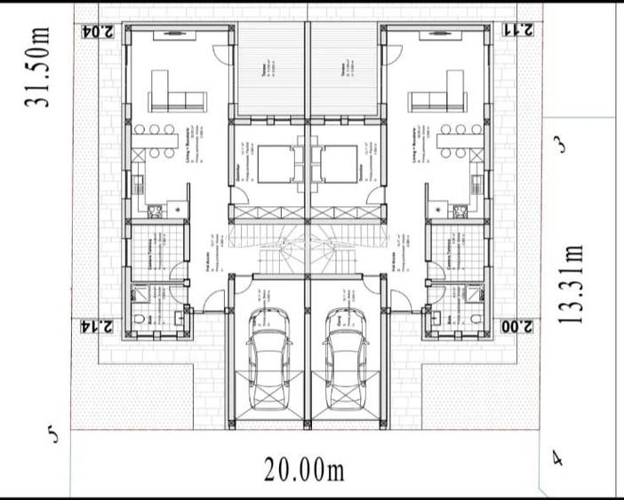 DUPLEX spatios mobilat cu garaj Dumbravita intre Ion Creanga si Mures - 8