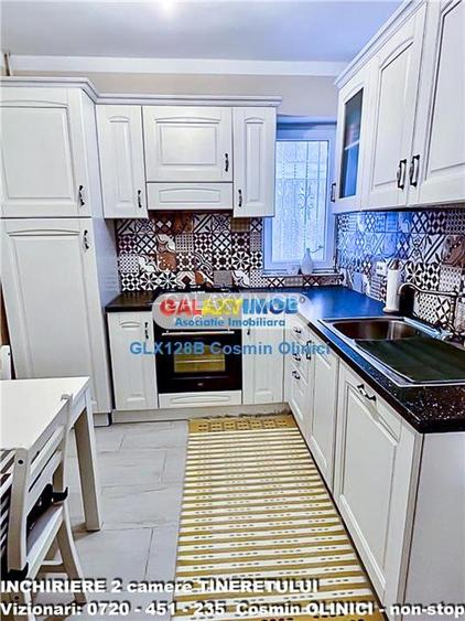 Inchiriere apartament 2 camere Tineretului vedere parc mobilat - 10