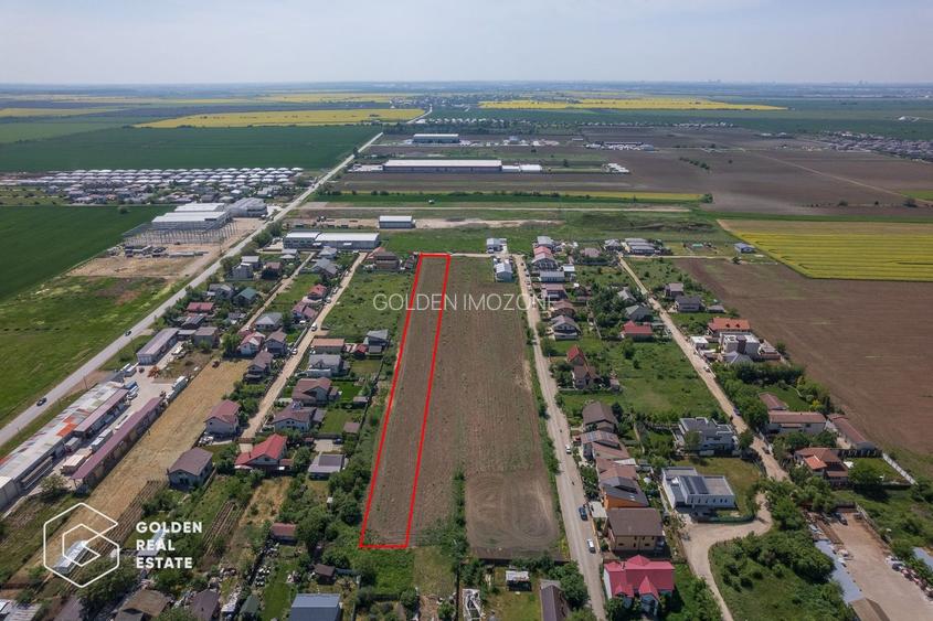 Teren intravilan 8.700 mp, Balotești, str. Margeanului, comision 0% - 8