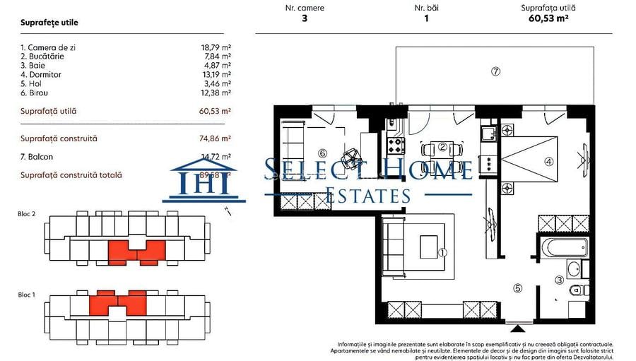 Apartamente 3 Camere| Gata de mutare | RATE Dezvoltator | Metrou Republica - 18