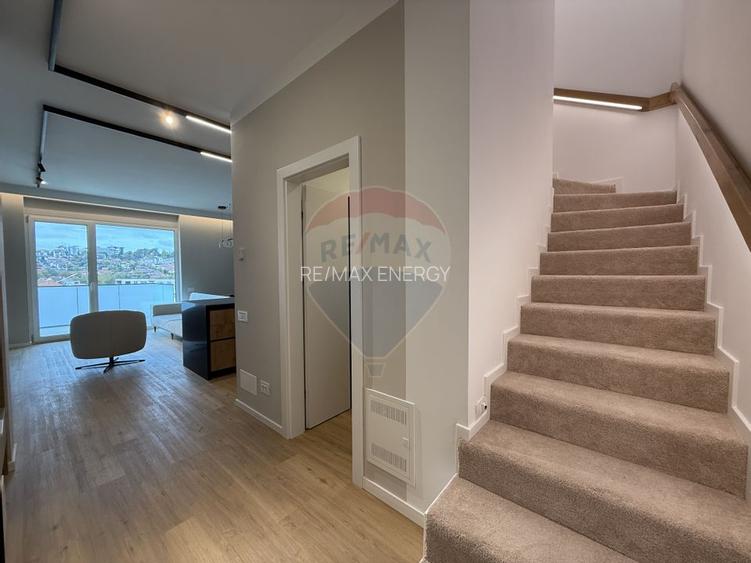 Penthouse confort lux pe 2 nivele, 2 terase panoramice, 4 cam 120mp. - 3