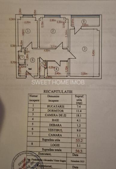 Lacul Tei vanzare apartament de 2 camere Cristea Mateescu - 11