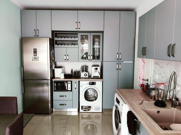 Laga Eso. NOU.  Spatios - 90 mp utili + terasa.  Complet mobilat si utilat. - 7