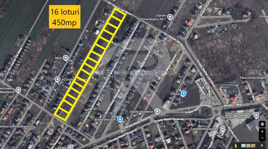 Otopeni - Loturi pentru case - Str. Constantin Brancoveanu - 0% COMISION - 2