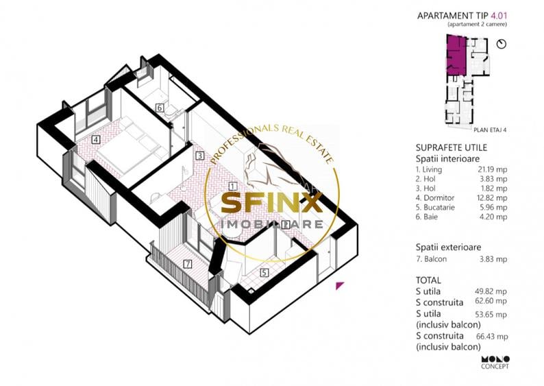 2 Camere | Bloc 2025 | Obor – Lizeanu | Centrala | Incalzire in Pardoseala - 9