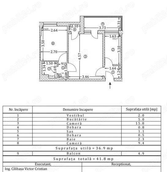 Apartament 2 camere, renovat complet, Calea Victoriei - bloc fără risc - 8