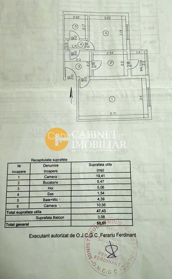 2 Camere Decomandat Renovat -  48 mp - Zona Dacia, Statia Bicaz - 9