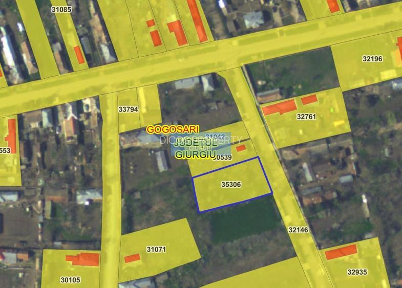 Teren intravilan 1.200 mp – Gogoșari, Giurgiu - 2
