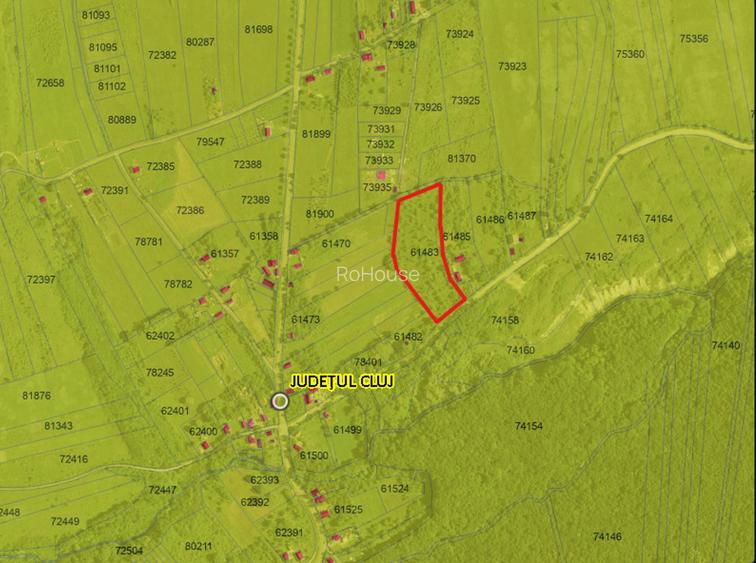Parcele de 1000mp cu PUZ in curs de constituire Padureni COMISION 0% - 12
