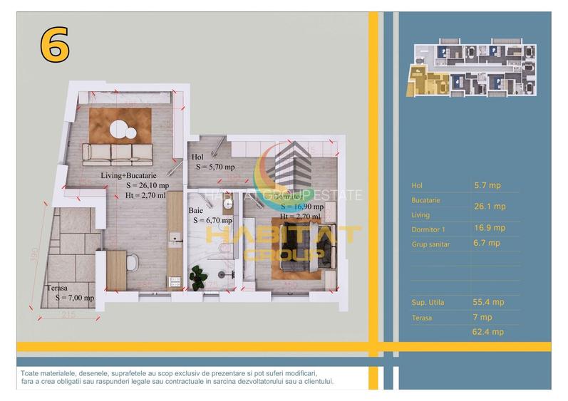 Apartament 2 camere - zona Pallady - 1