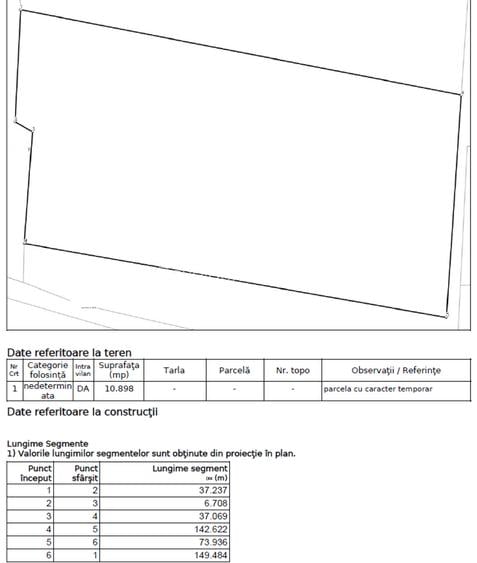 Teren zona Titan - Trapezului | 11.000 mp | Deschidere 74m | 90 EURO/mp | Oferta - 7