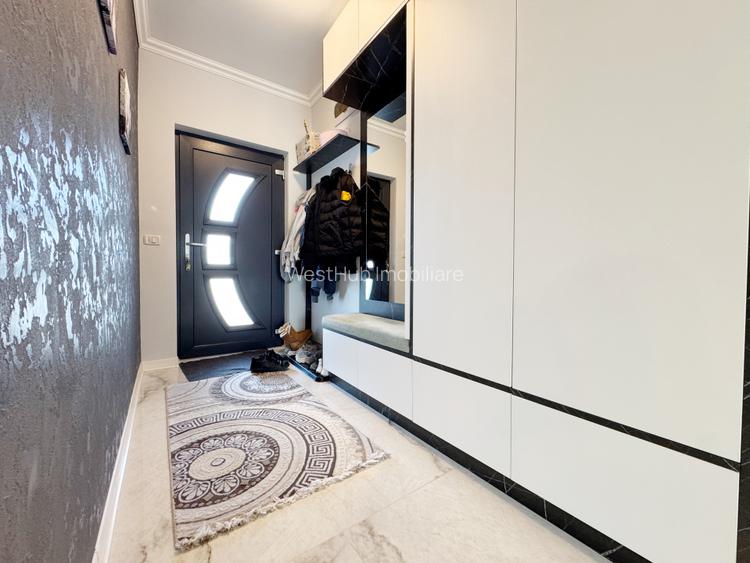 Duplex 3 camere 80mp utili+8mp terasa+anexe, 418mp teren, Mosnita Noua - 12