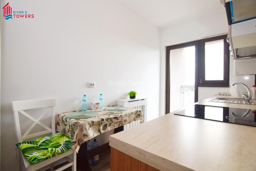 RIVERS TOWERS - DE INCHIRIAT, apartament  1 CD, bucătărie separată, baie cu geam - 3