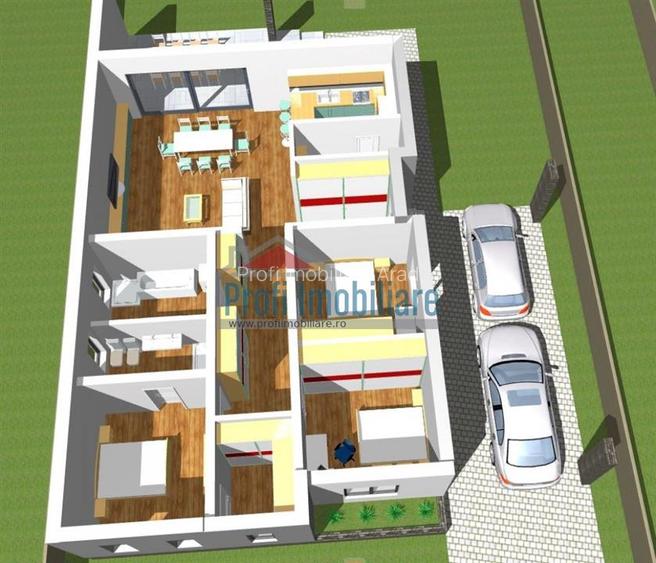 Teren 540mp Zimand Cuz, Proiect casa Parter 10 min. de zona Podgoria- Arad - 14