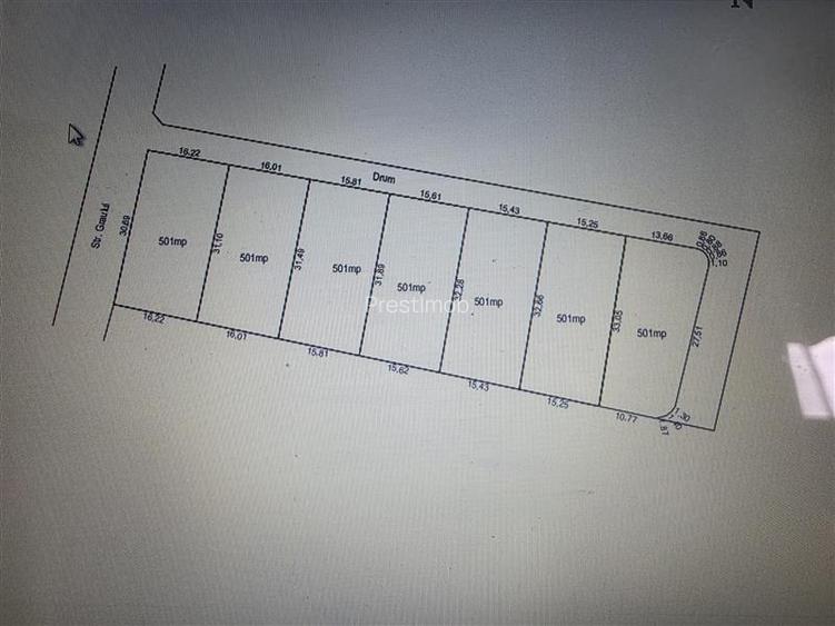 De vanzare parcele de 5 arii, utilitatile la poartă strada graului, Nazna - 7