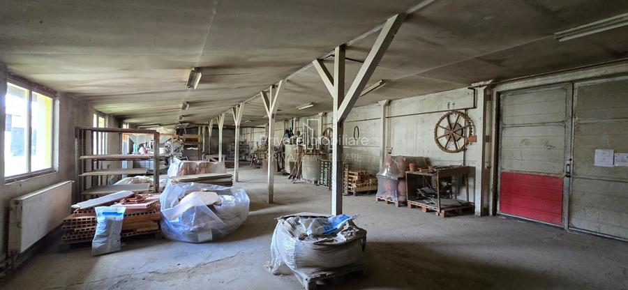 Teren + hale industriale 8785mp + casă–Oportunitate investiție / producție – - 35