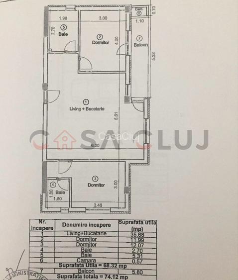 Apartament 3 camere, Ultrafinistat, zona Vivo Mall!! - 11