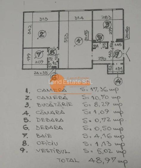 Apartament 2 camere semidecomandat – Teiul Doamnei - 1
