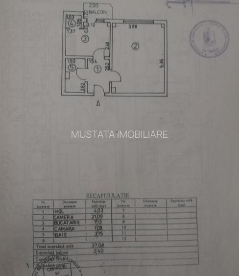 Apartament 1 camere decomandat, zona Buzaului, etaj 3. - 2