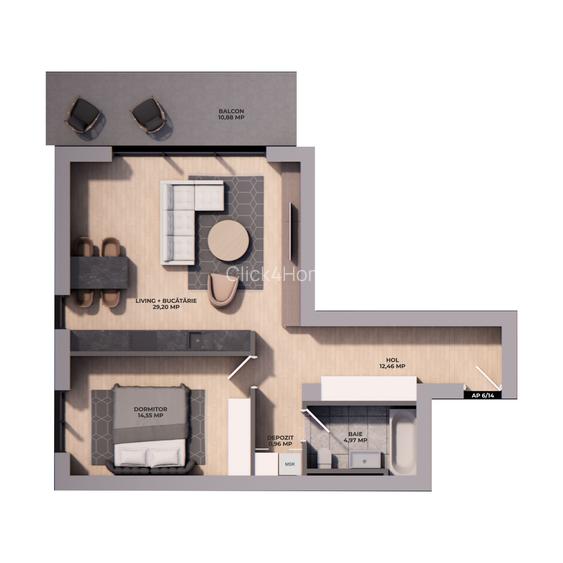 Oportunitate - Alege inteligent: Residence5, 2 camere lipit de Cambridge - 1