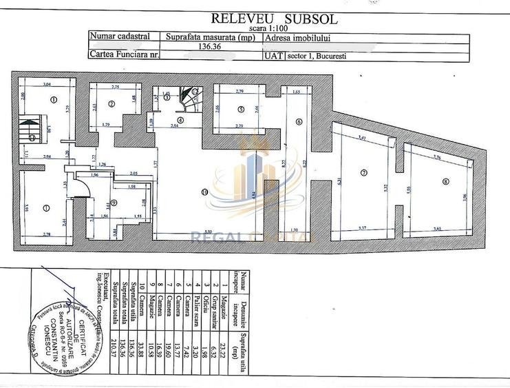 Spatiu comercial / Vilă 472mp utili / Băneasa / Sisesti
