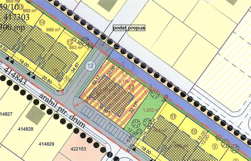 Teren de vanzare - parcele de la 600mp - zona Calea Medves - 2