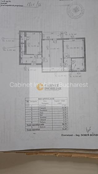 2 camere I Calea Mosilor - Eminescu I 55 mp I bloc 1982 - 14