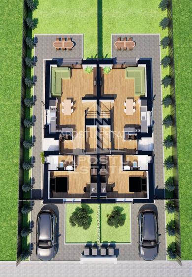 Jumate de duplex P+1 cu 4 camere de vanzare, Giarmata Vii - 12