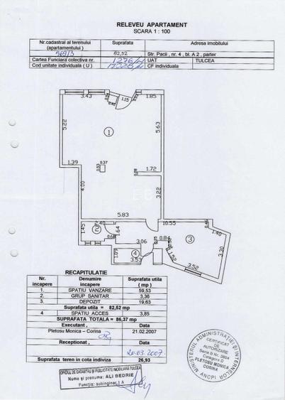 SPATIU COMERCIAL Ultracentral -  VANZARE 210.000 EUR-Posibilitate rate  - 16