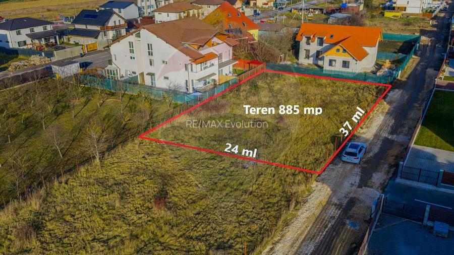 Ghimbav | 885 mp | Lot complet: utilități + PUD | View Postăvaru - 3