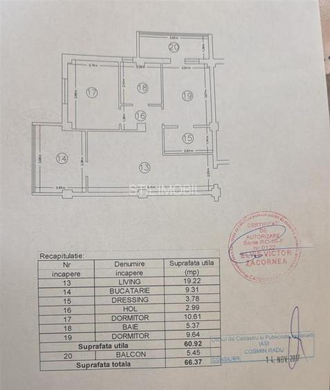 Apartament 3 camere, etaj 2, baie cu geam, bloc 2018, Cug Valea Adanca - 16