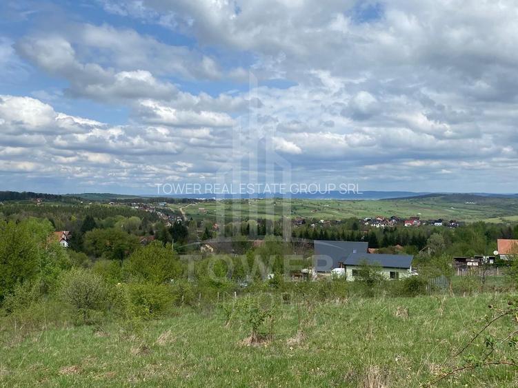 Teren 1042 mp în Tocilele de Sus – priveliște panoramică, utilități complete - 8