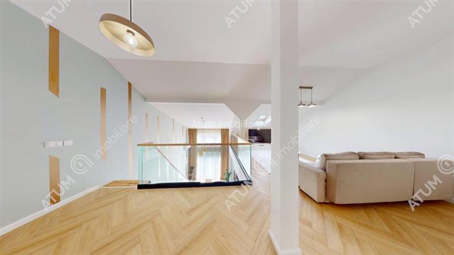 Penthouse 5 camere 3 bai parcare mobilat complet Turnisor Sibiu - 11