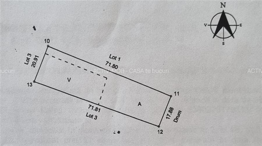 Teren TOP 1400mp  18ml stradal  Vanatori (Odaia Manolache) - 2