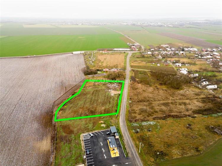 RECO . Teren extravilan  5000mp  , 110ml front . - 3