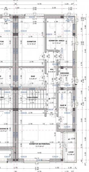 CASA- DUPLEX DE VANZARE IN BORHANCI - CU PRIVELISTE - SEMIFINISAT - 224 MP UTILI - 17